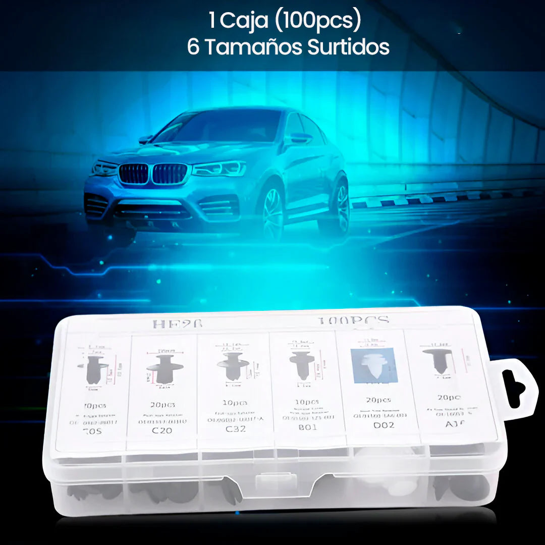 CAJA 100 REMACHES MULTIFUNCIONALES PARA VEHICULOS + ENVÍO GRATIS Y REGALO 🎁