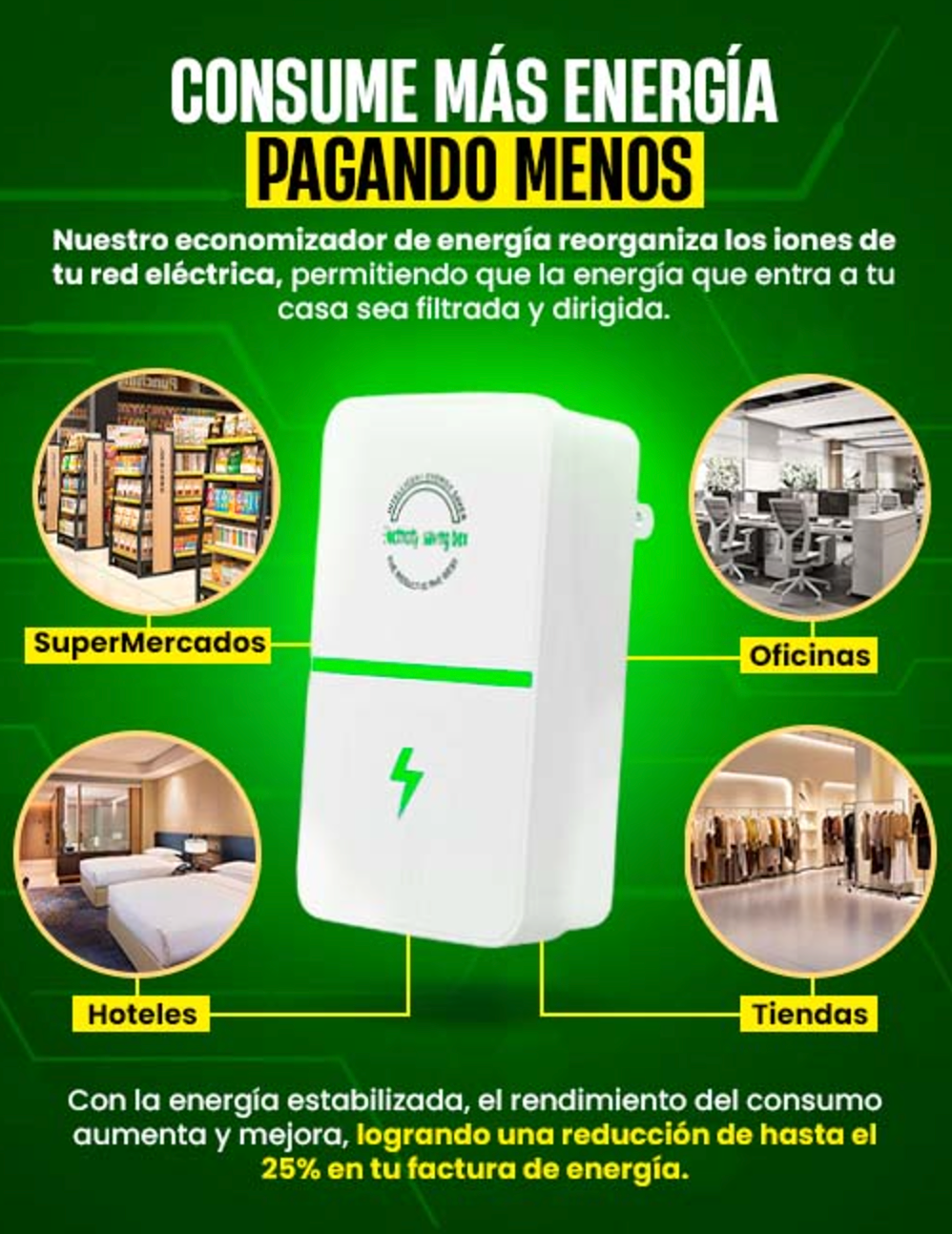 AHORRADOR DE ENERGÍA SAVING BOX + ENVIO GRATIS 🎁