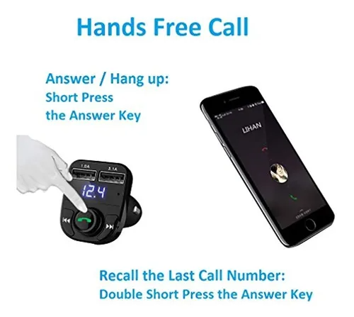 Reproductor Bluetooth Inalámbrico para Automóvil + Envío Gratis