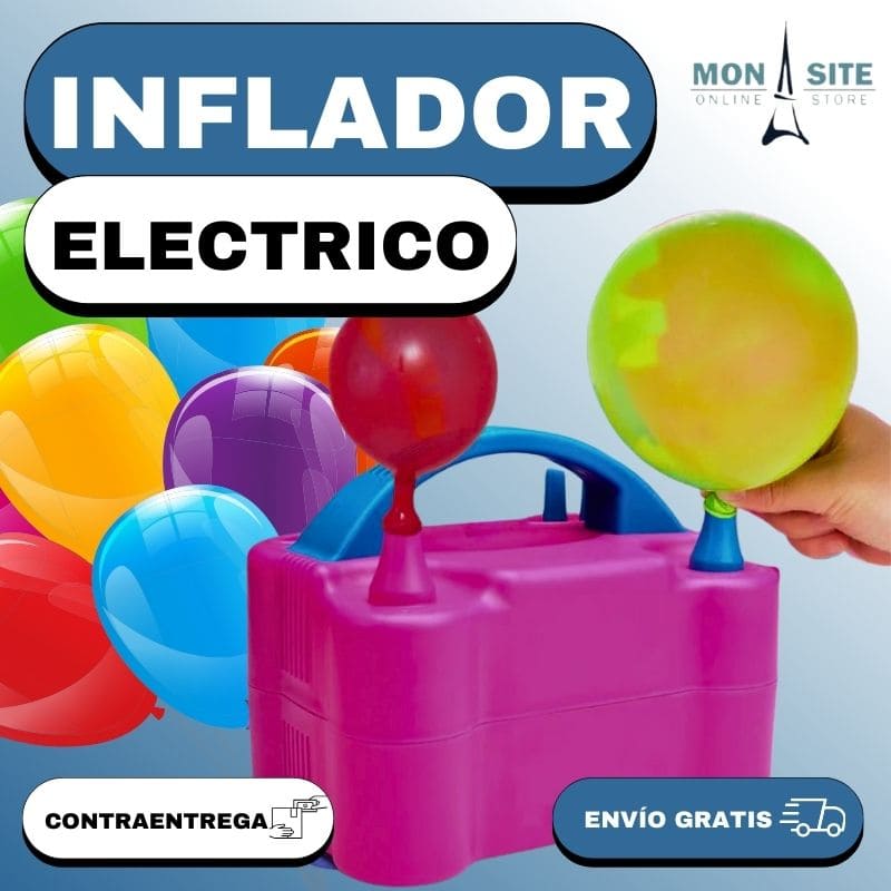 Inflador de Globos + ENVÍO GRATIS Y REGALO 🎁