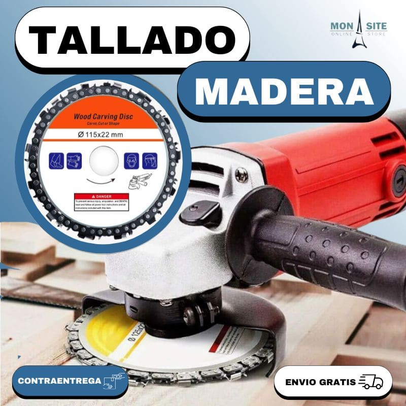 Disco Sierra con Cadena + ENVÍO GRATIS Y REGALO 🎁