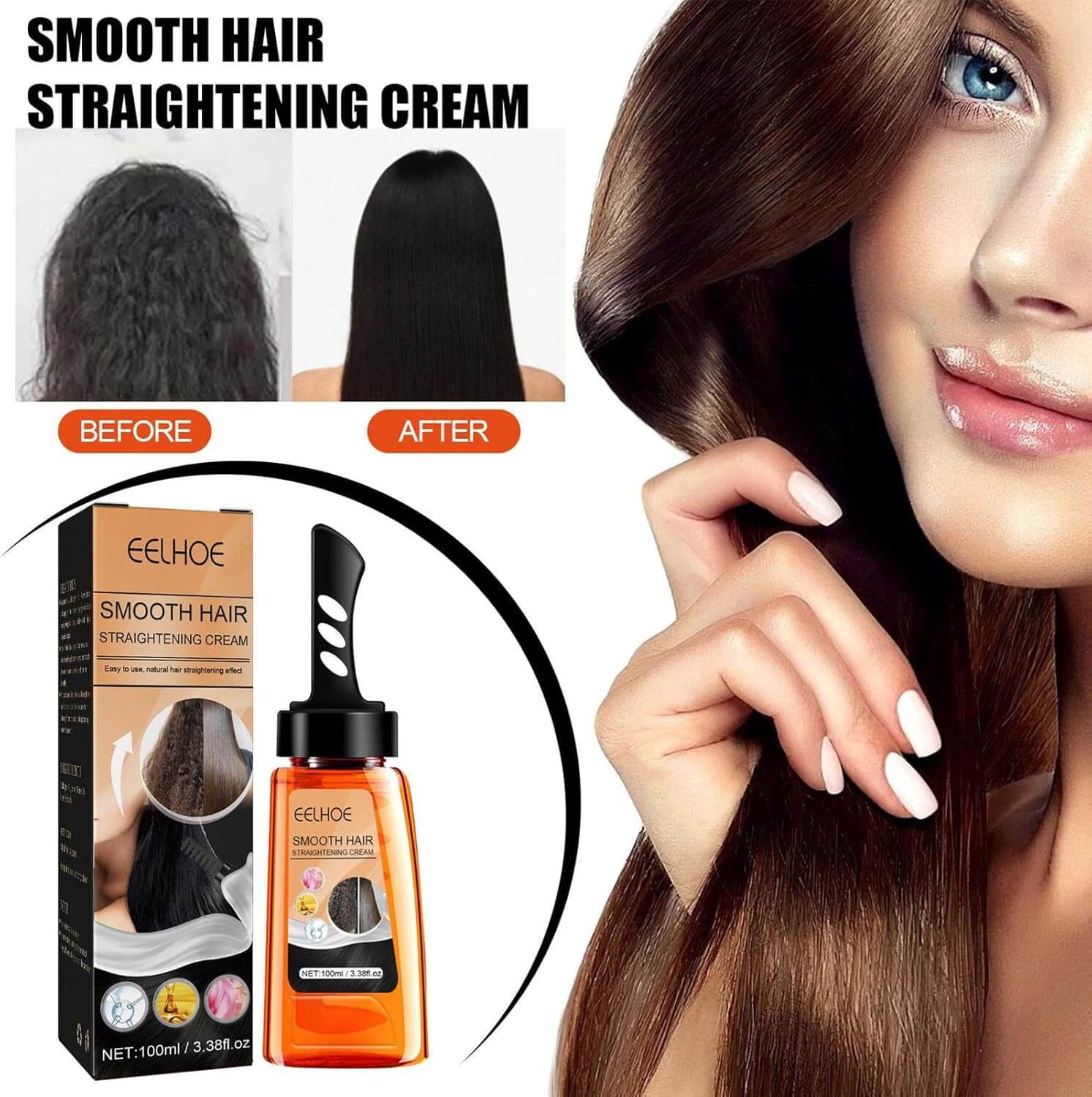 Crema alisadora de cabello + envío gratis