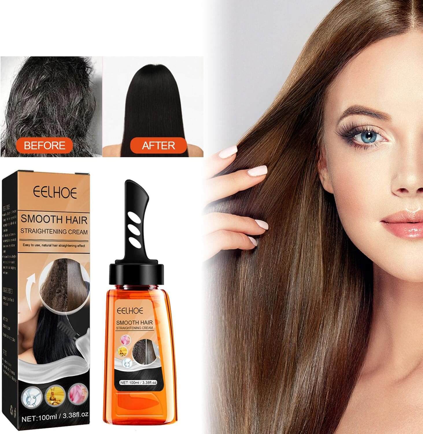 Crema alisadora de cabello + envío gratis